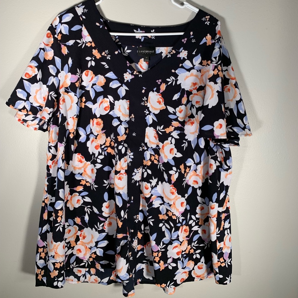 Lane Bryant floral blouse